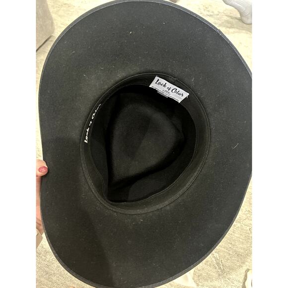 Lack of Color Noir Rancher Hat Black - Picture 6 of 6